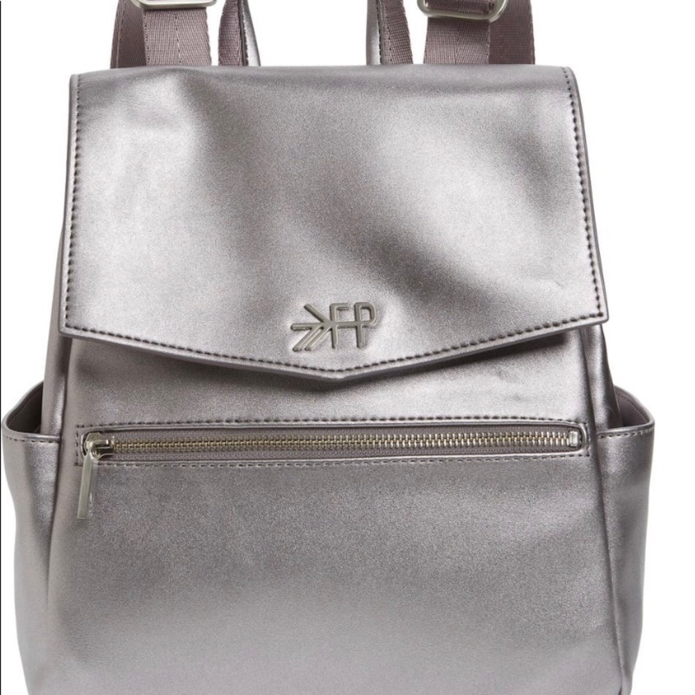 Freshly picked gunmetal diaper bag